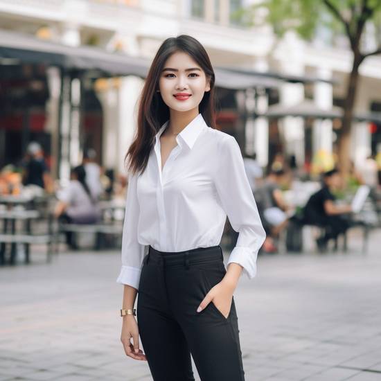 白襯衫配什么褲子好看,白襯衫萬能褲裝搭配指南