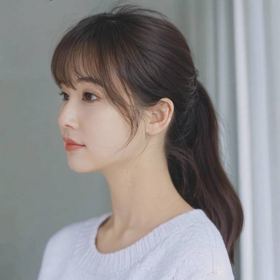 高馬尾辮怎么扎好看,元氣氣質高馬尾扎法技巧,顯高顱頂