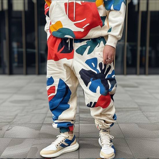 花褲子配什么上衣好看圖片,花褲子上衣搭配圖鑒