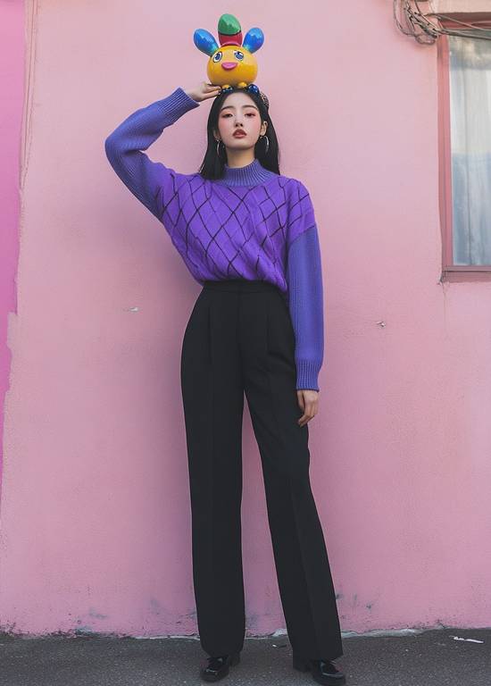 紫色上衣配什么顏色褲子好看,紫色上衣褲子顏色搭配秘訣