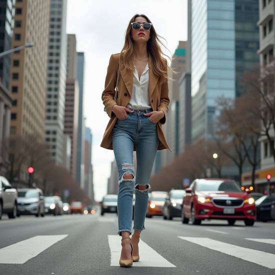 牛仔褲配什么鞋好看,牛仔褲配鞋時尚搭配指南