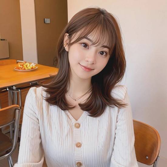 好看的發型女生中長發，中長發女生，選對發型，美出圈