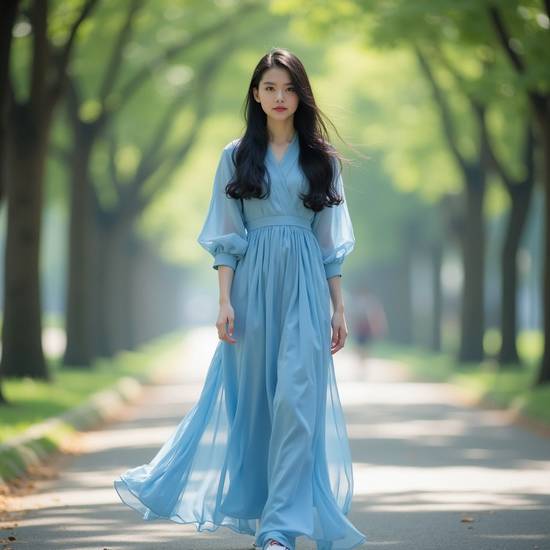 淺藍色裙子配什么顏色鞋子,淺藍裙子鞋子顏色搭配指南