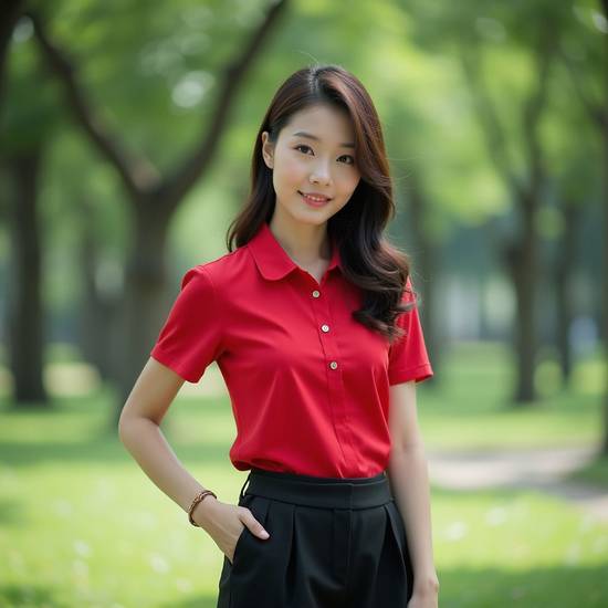 紅色上衣配什么顏色的褲子,紅色上衣褲子顏色搭配推薦